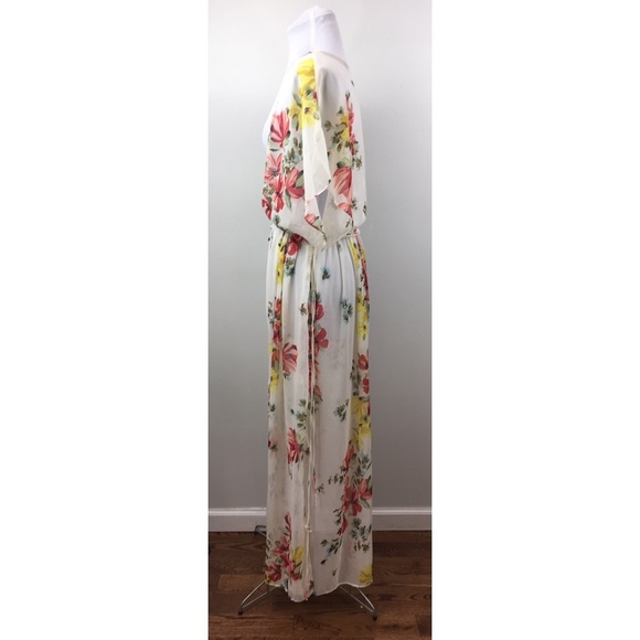 Zara Trafaluc Collection Sz S White floral duster - Picture 7 of 8